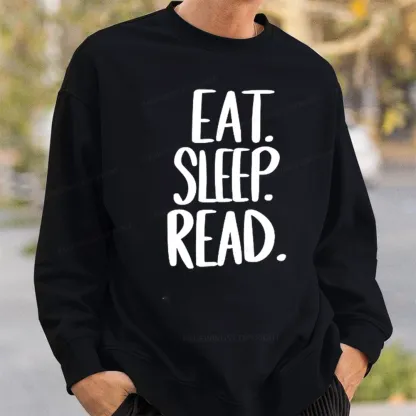 Pagewings Eat Sleep Read Unisex Sweatshirt