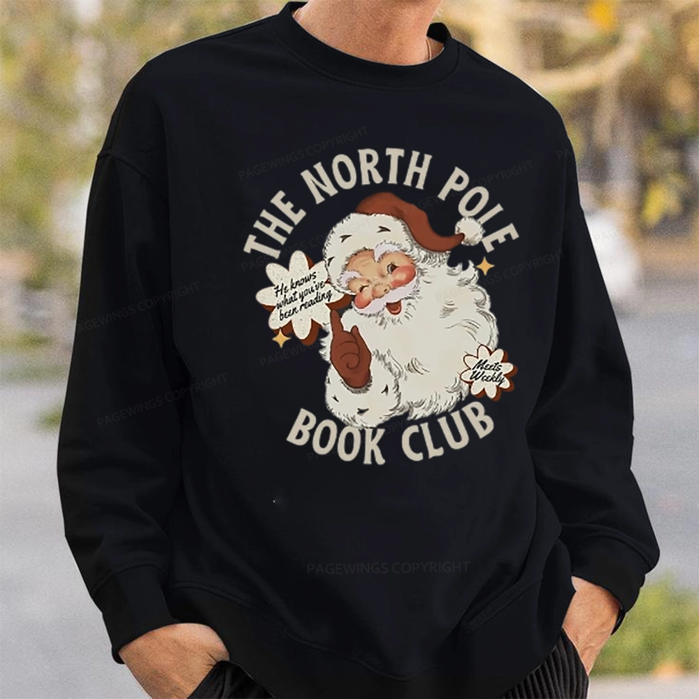 Pagewings Book Club Unisex Christmas Classic Sweatshirt