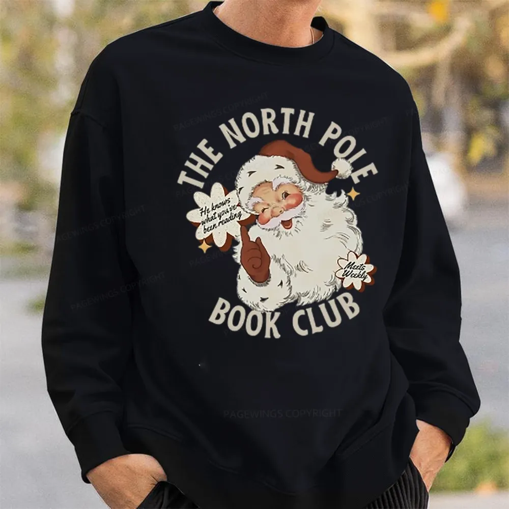 Pagewings Book Club Unisex Christmas Classic Sweatshirt