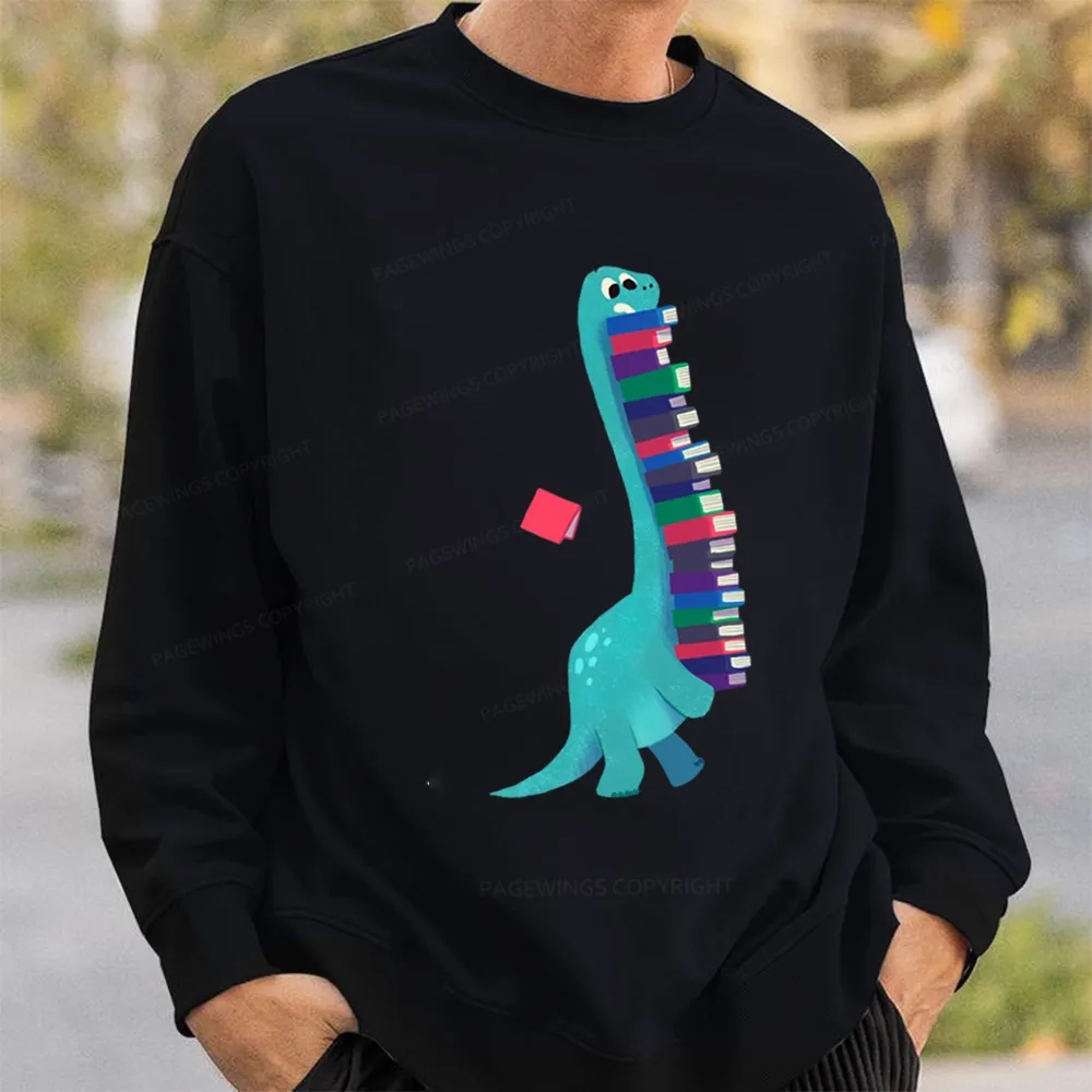 Pagewings Book Dinosaurs Unisex Classic Sweatshirt