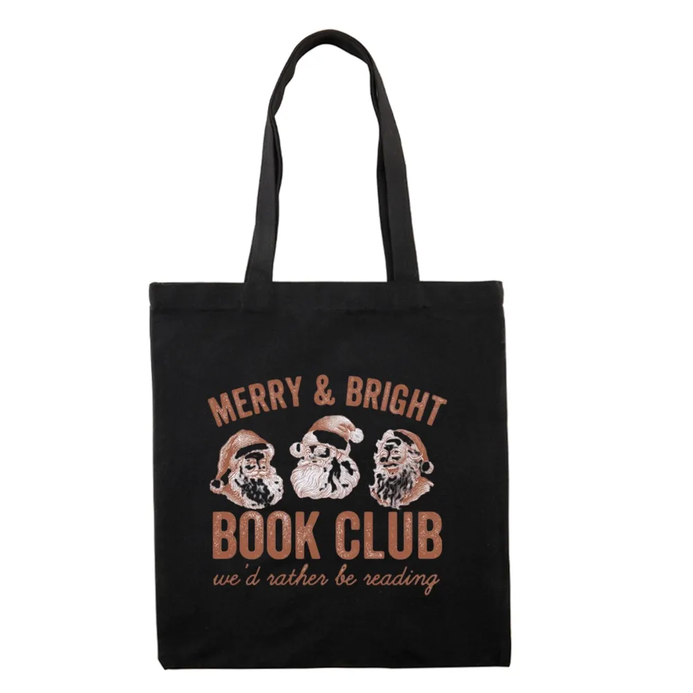 Pagewings Christmas Book Club Tote Bag