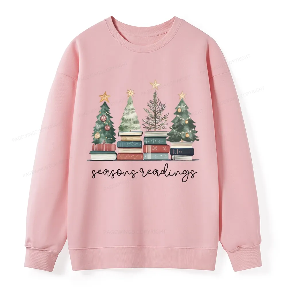Pagewings Bookish Christmas Unisex Classic Sweatshirt
