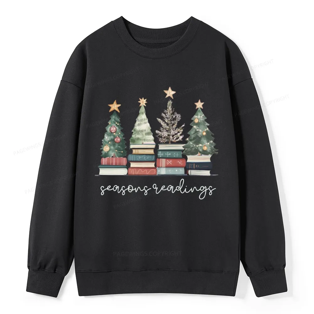Pagewings Bookish Christmas Unisex Classic Sweatshirt
