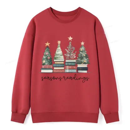 Pagewings Bookish Christmas Unisex Classic Sweatshirt