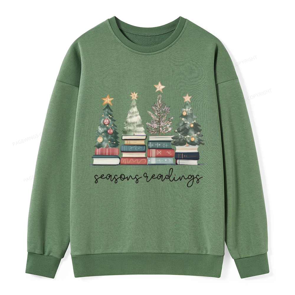 Pagewings Bookish Christmas Unisex Classic Sweatshirt