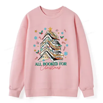 Pagewings Fourth Wing All Booked For Christmas Unisex Classic Sweatshirt