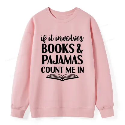 Pagewings Books And Pajamas Unisex Classic Sweatshirt