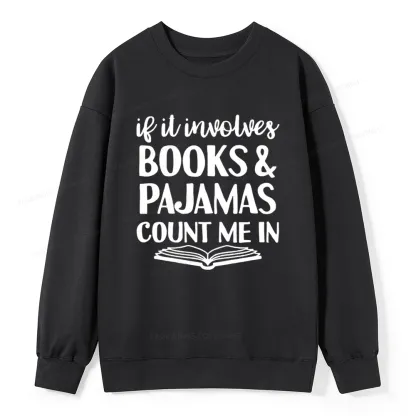 Pagewings Books And Pajamas Unisex Classic Sweatshirt