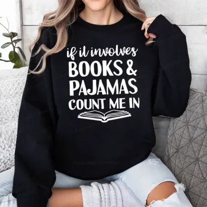 Pagewings Books And Pajamas Unisex Classic Sweatshirt