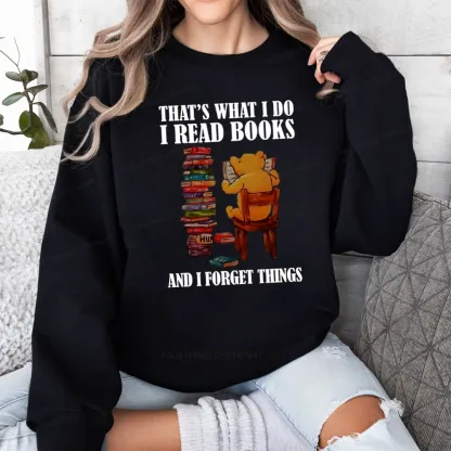agewings That's What I Do I Read Books Unisex Classic Sweatshirt