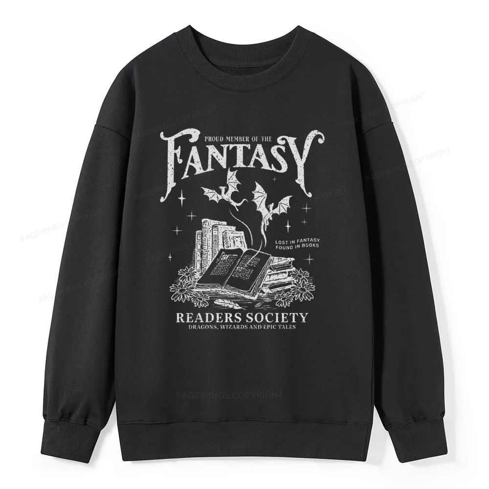 Pagewings Fantasy Readers Society Unisex Classic Sweatshirt
