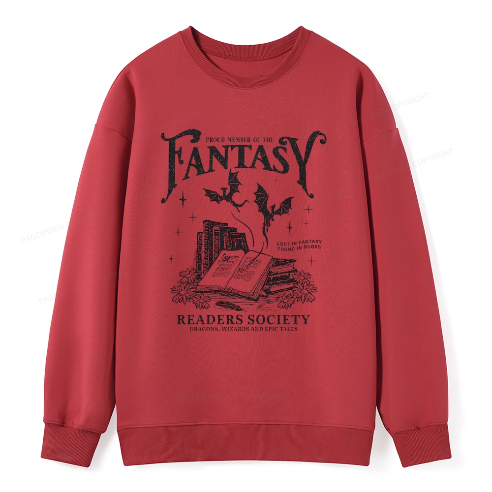 Pagewings Fantasy Readers Society Unisex Classic Sweatshirt