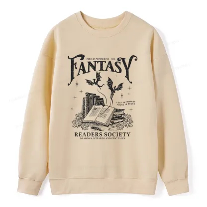 Pagewings Fantasy Readers Society Unisex Classic Sweatshirt