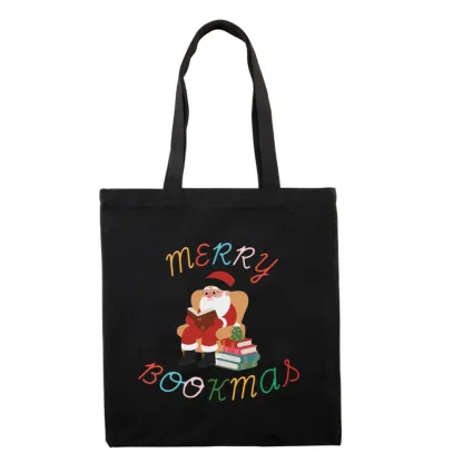 Pagewings Merry Bookmas Christmas Tote Bag