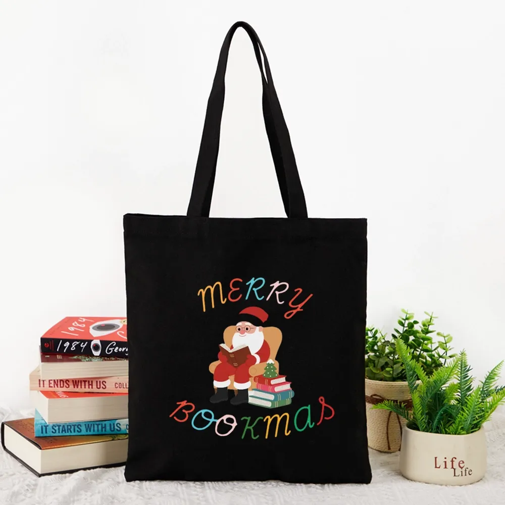 Pagewings Merry Bookmas Christmas Tote Bag