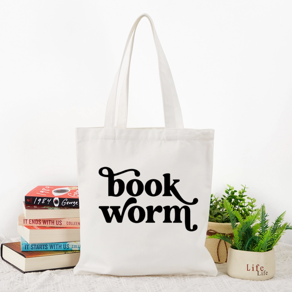 Pagewings Book Worm Tote Bag