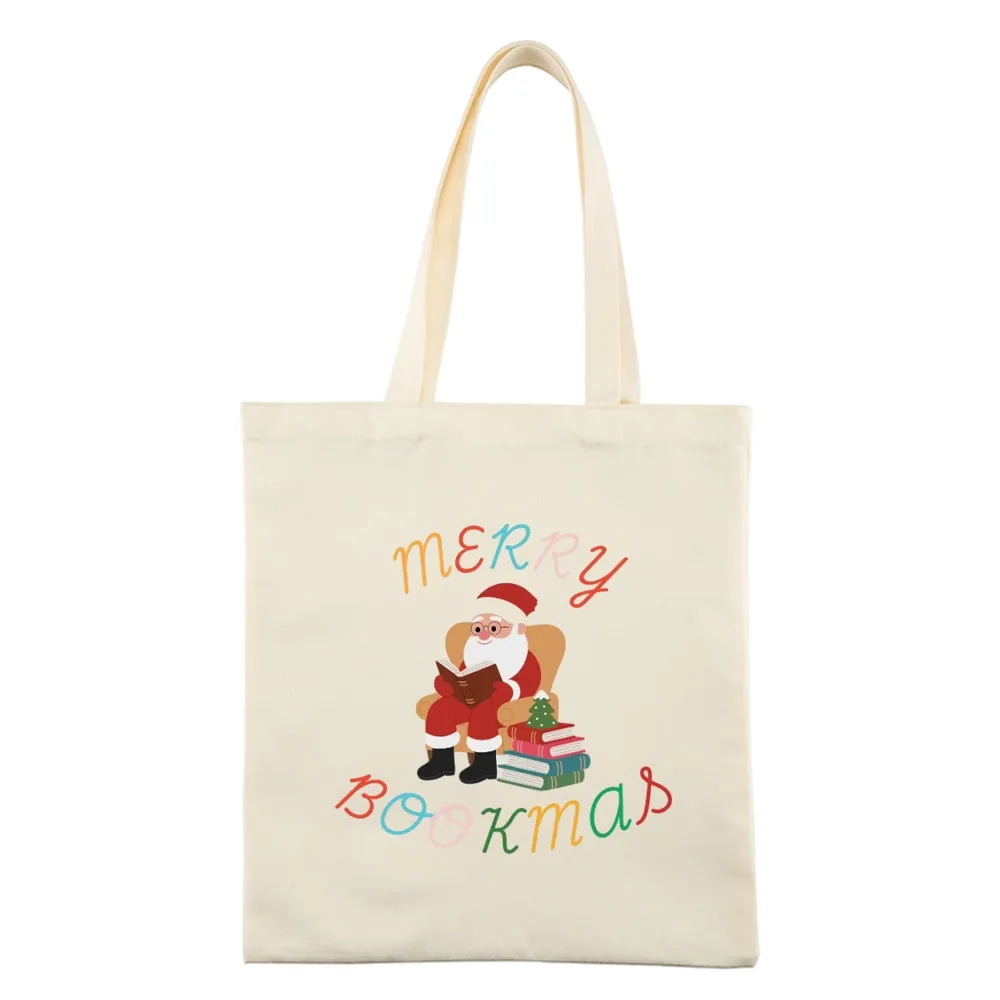 Pagewings Merry Bookmas Christmas Tote Bag