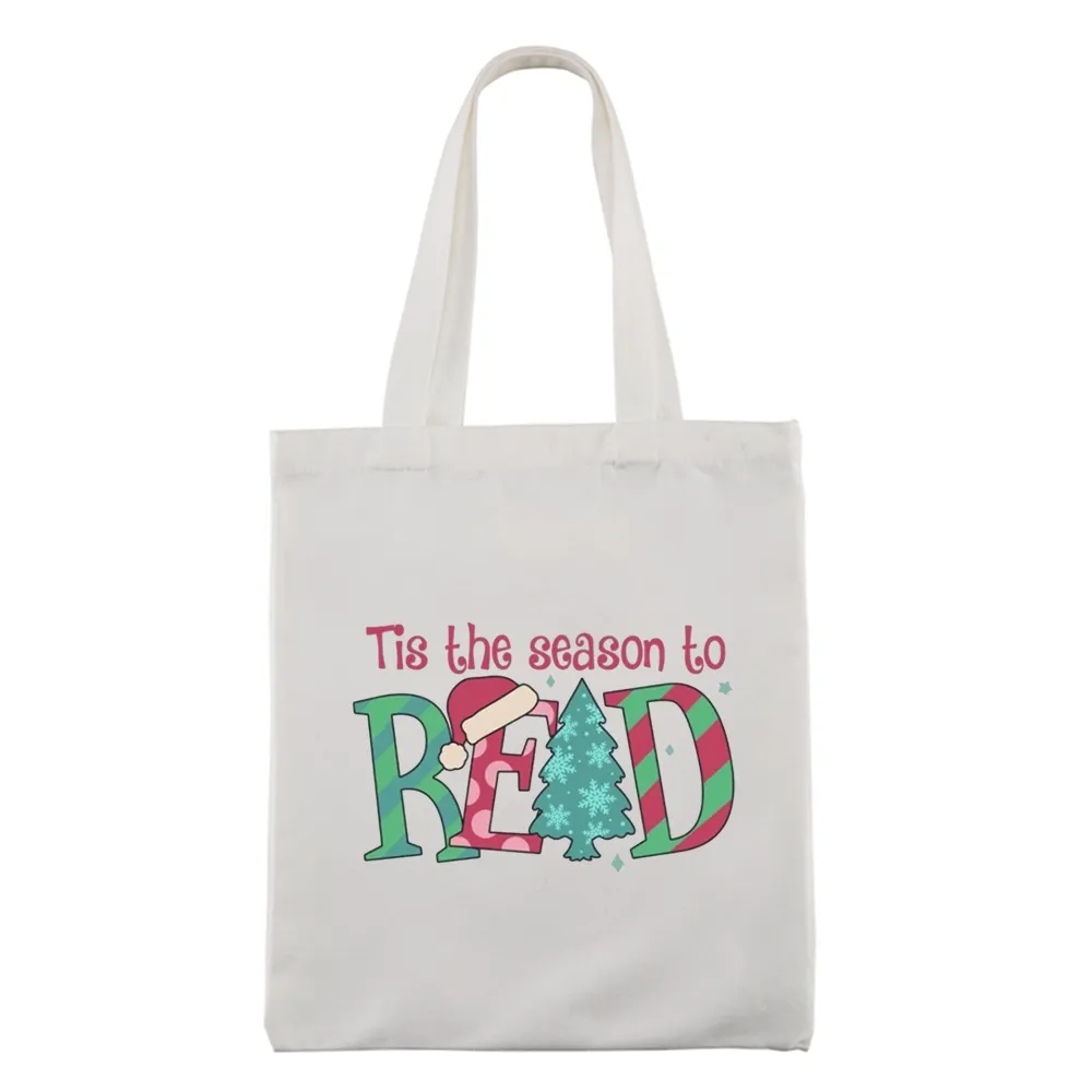 Pagewings Christmas Reading Tote Bag