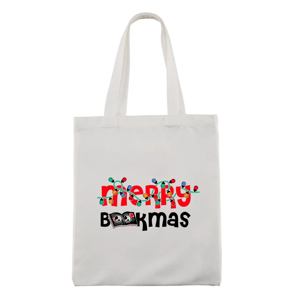 Pagewings Christmas Book Tote Bag