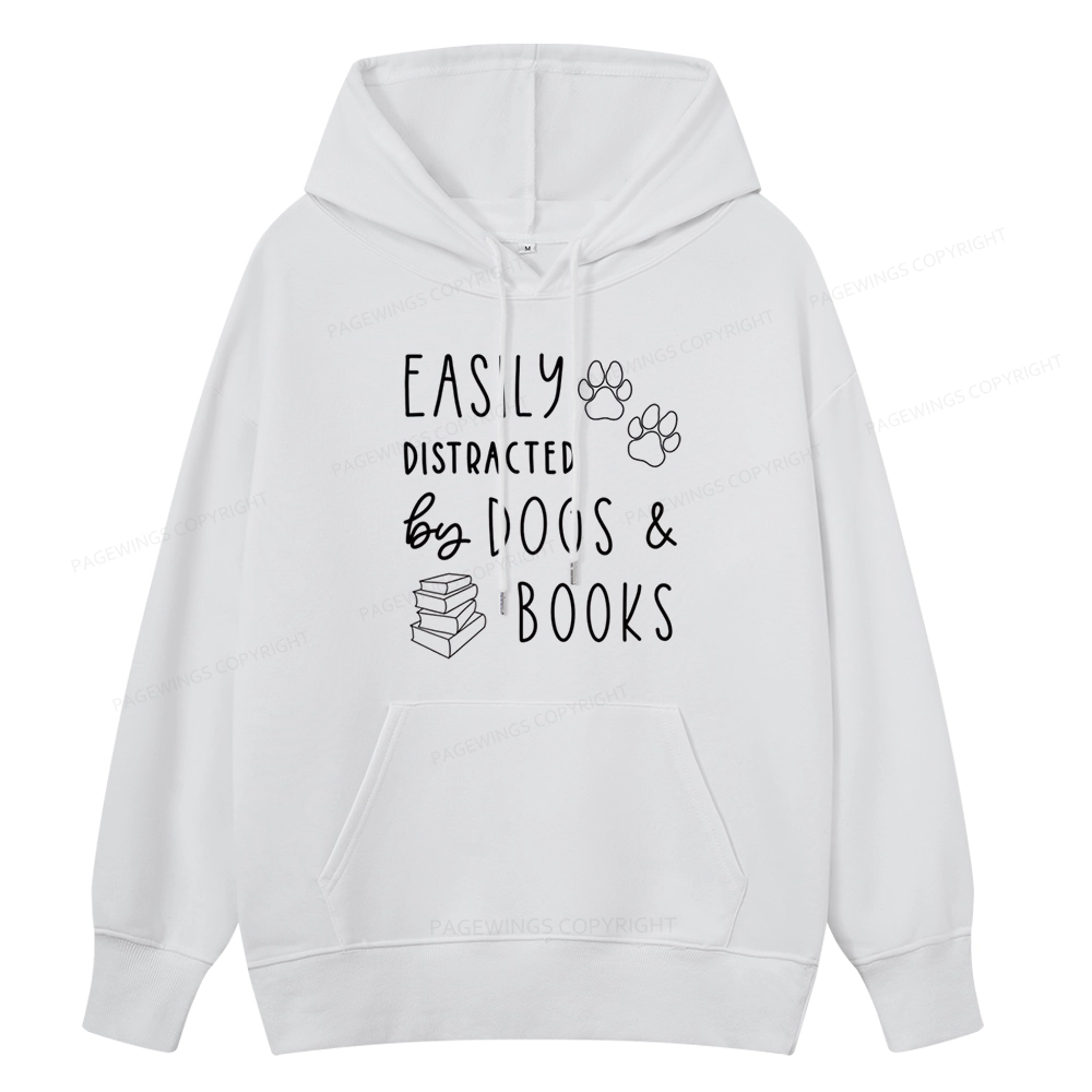 Pagewings Dogs And Books Unisex Classic Hoodie