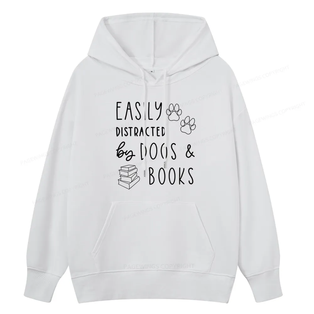 Pagewings Dogs And Books Unisex Classic Hoodie