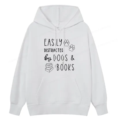 Pagewings Dogs And Books Unisex Classic Hoodie