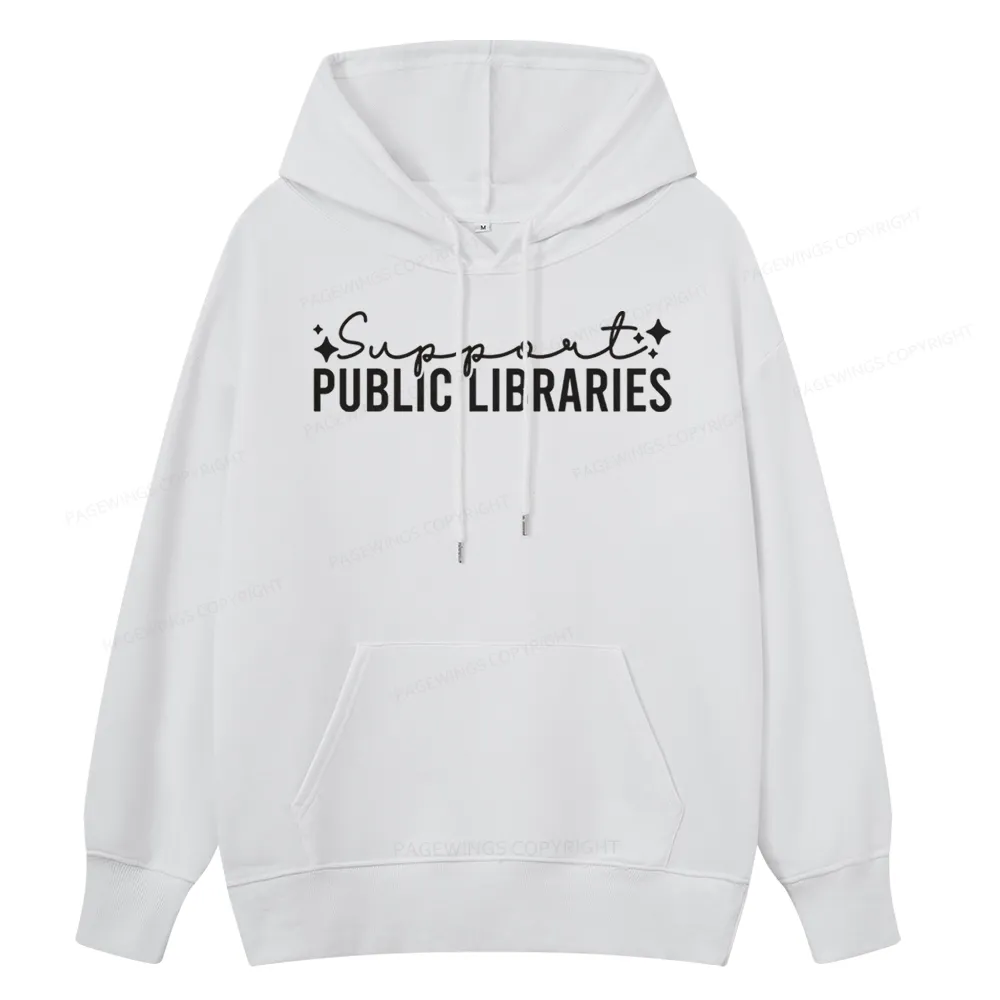 Pagewings Public Libraries Unisex Classic Hoodie