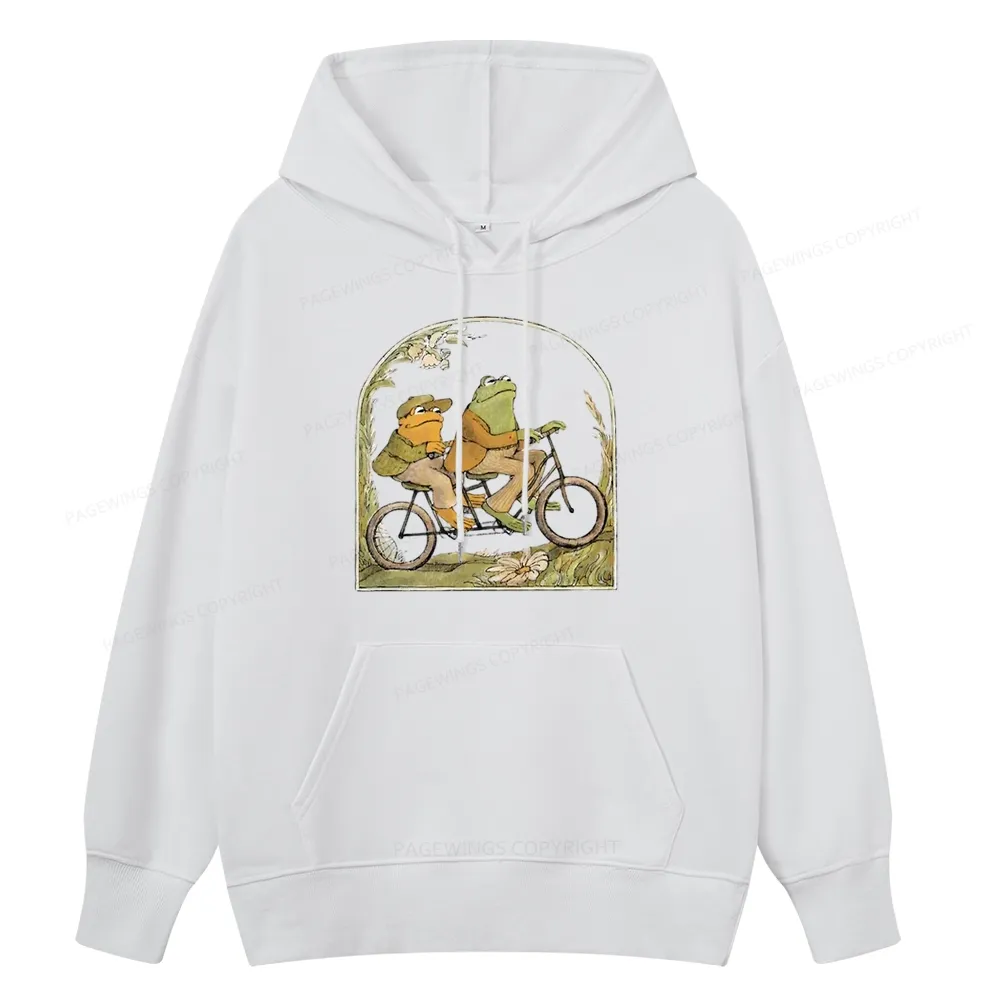 Pagewings Frog And Toad Book Vintage Unisex Classic Hoodie
