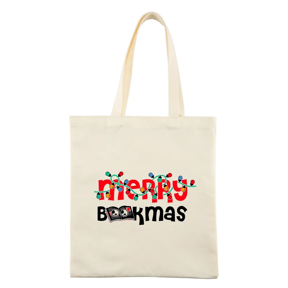 Pagewings Christmas Book Tote Bag