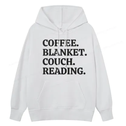 Pagewings Coffee Blanket Couch Reading Unisex Classic Hoodie