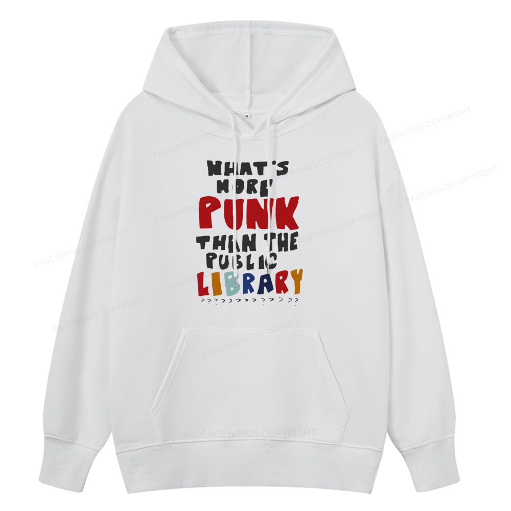 Pagewings What's More Punk Than The Public Library Unisex Classic Hoodie