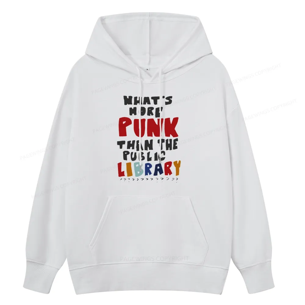 Pagewings What's More Punk Than The Public Library Unisex Classic Hoodie