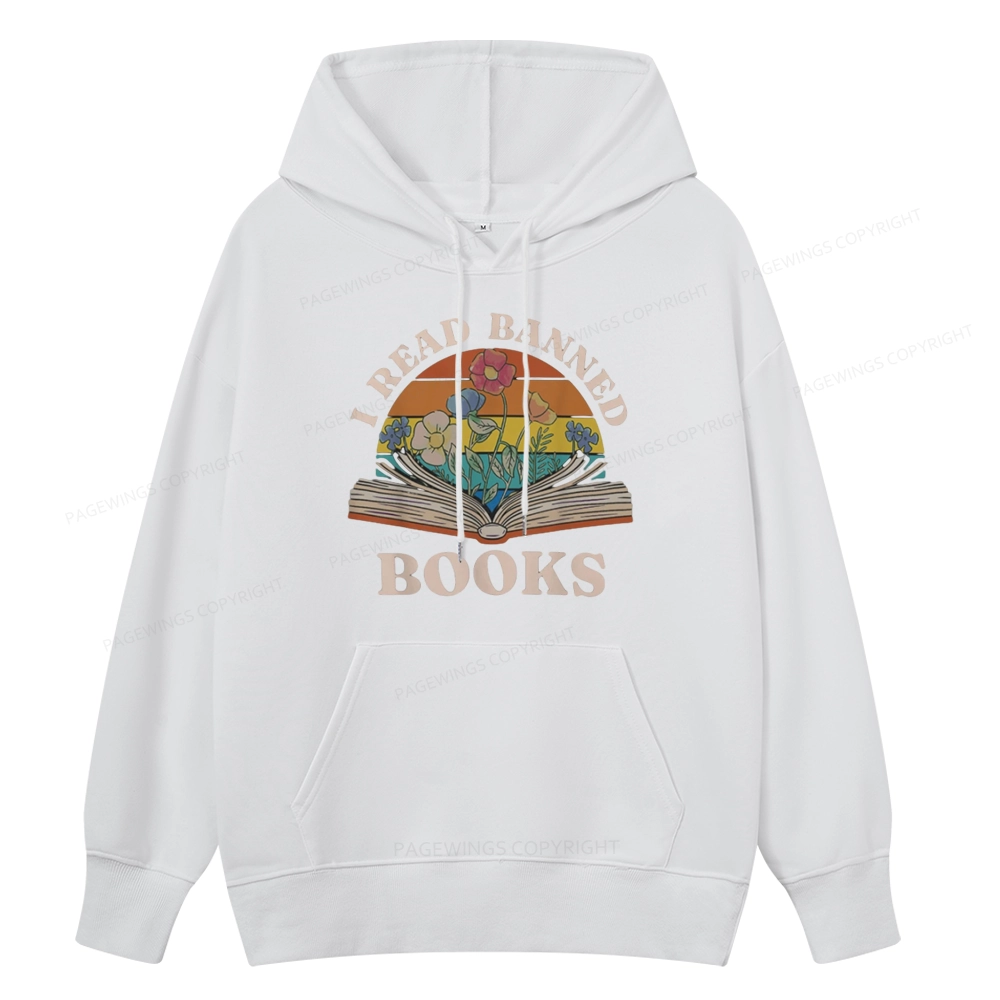 Pagewings I Read Banned Books Unisex Classic Hoodie