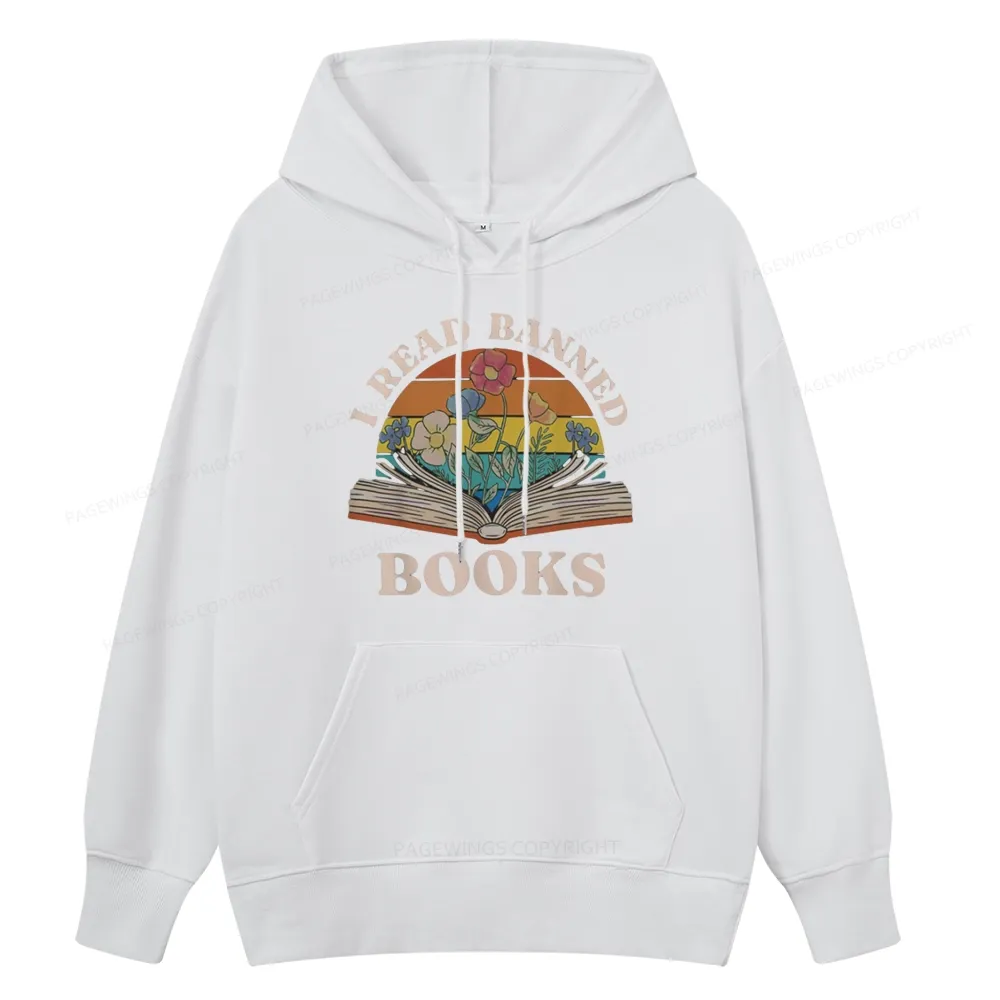 Pagewings I Read Banned Books Unisex Classic Hoodie