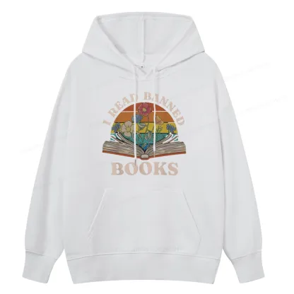 Pagewings I Read Banned Books Unisex Classic Hoodie