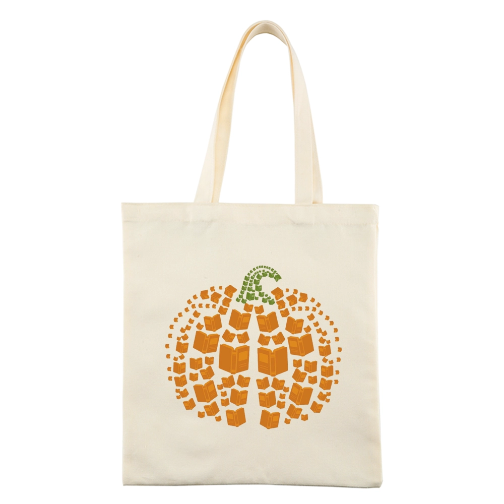 Pagewings Thanksgiving Book Pumpkin Tote Bag
