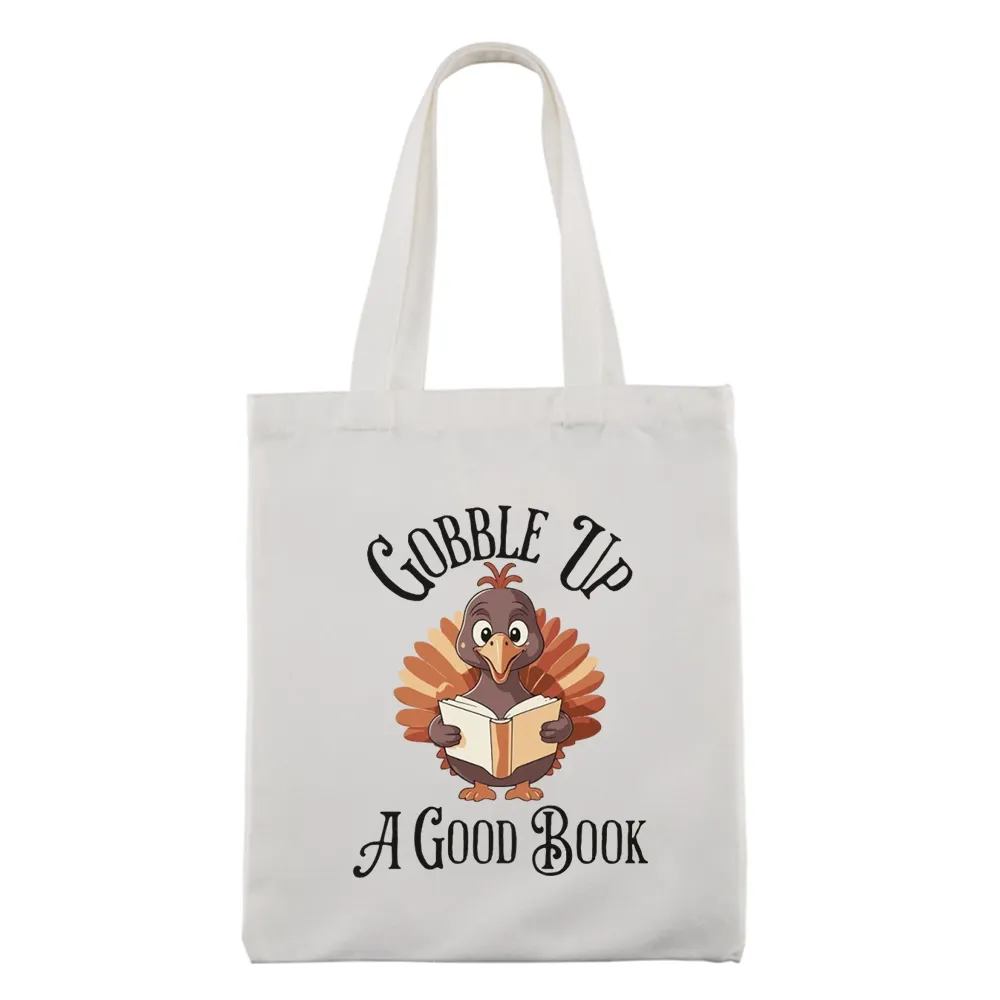 Pagewings Thanksgiving A Good Book Tote Bag