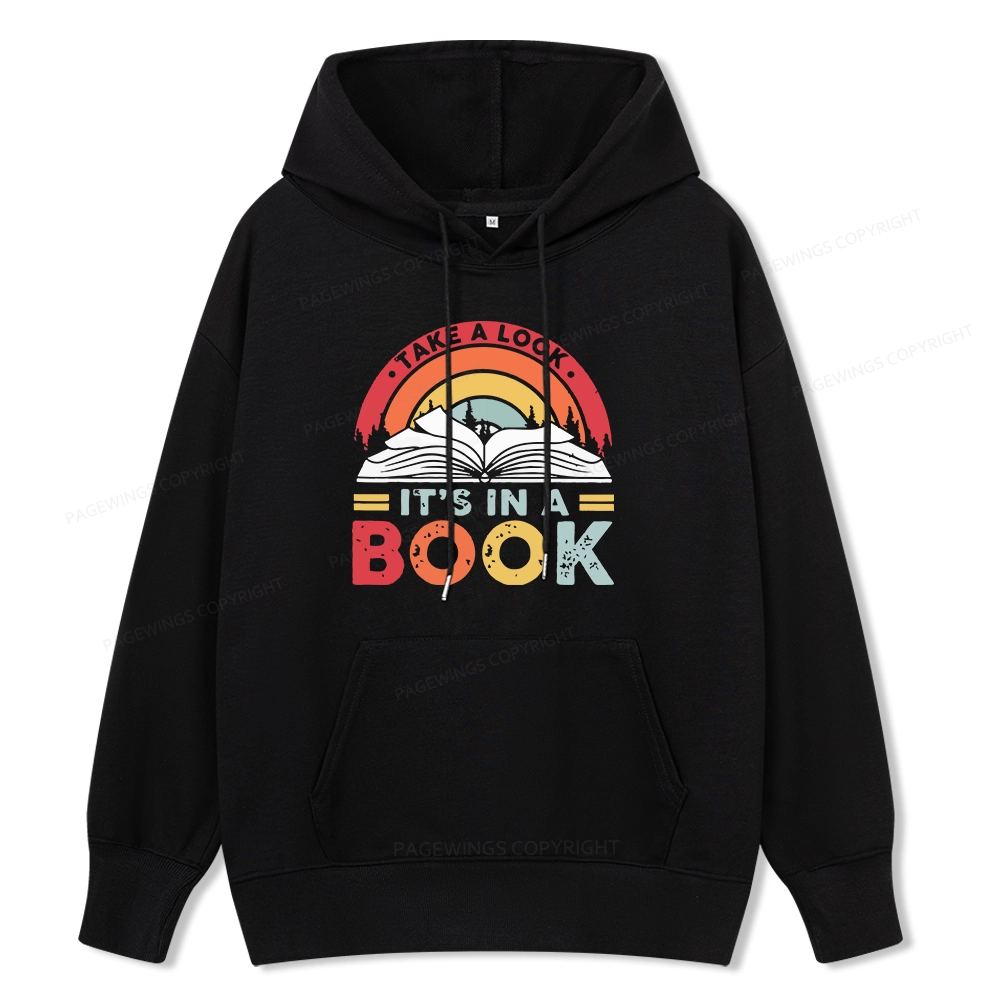 Pagewings Take A Look It's In A Book Unisex Classic Hoodie