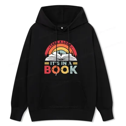 Pagewings Take A Look It's In A Book Unisex Classic Hoodie