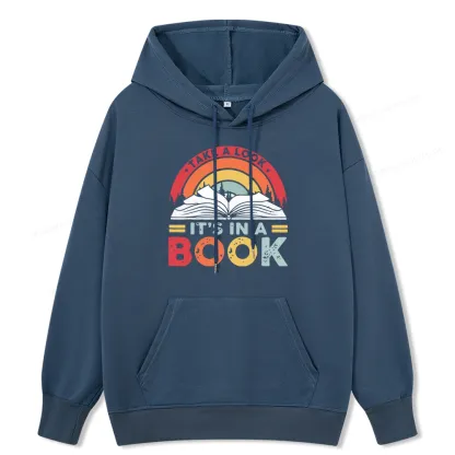 Pagewings Take A Look It's In A Book Unisex Classic Hoodie