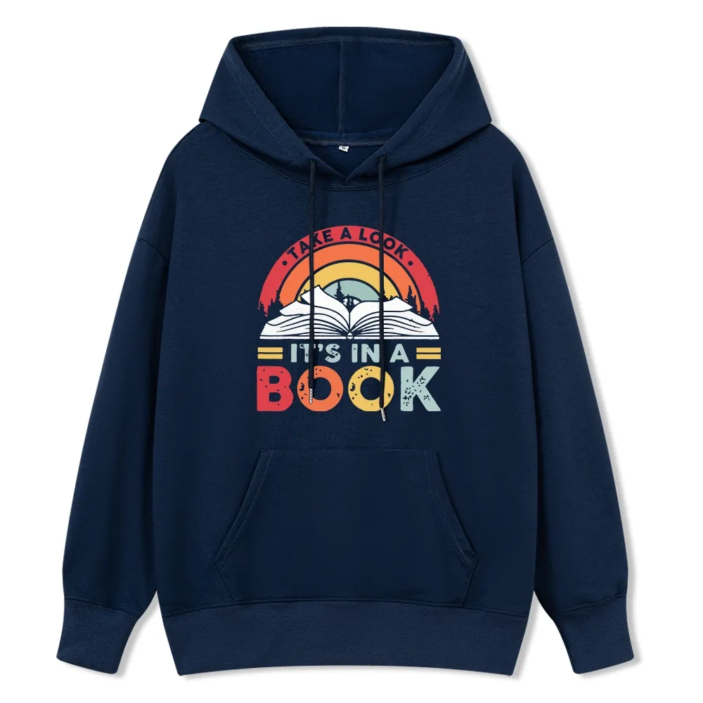 Pagewings Take A Look It's In A Book Unisex Classic Hoodie