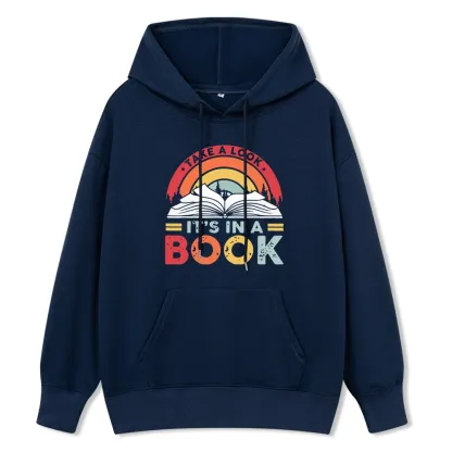 Pagewings Take A Look It's In A Book Unisex Classic Hoodie