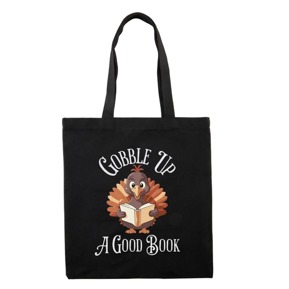 Pagewings Thanksgiving A Good Book Tote Bag
