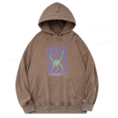 Pagewings Rocky Amaze Unisex Washed Hoodie