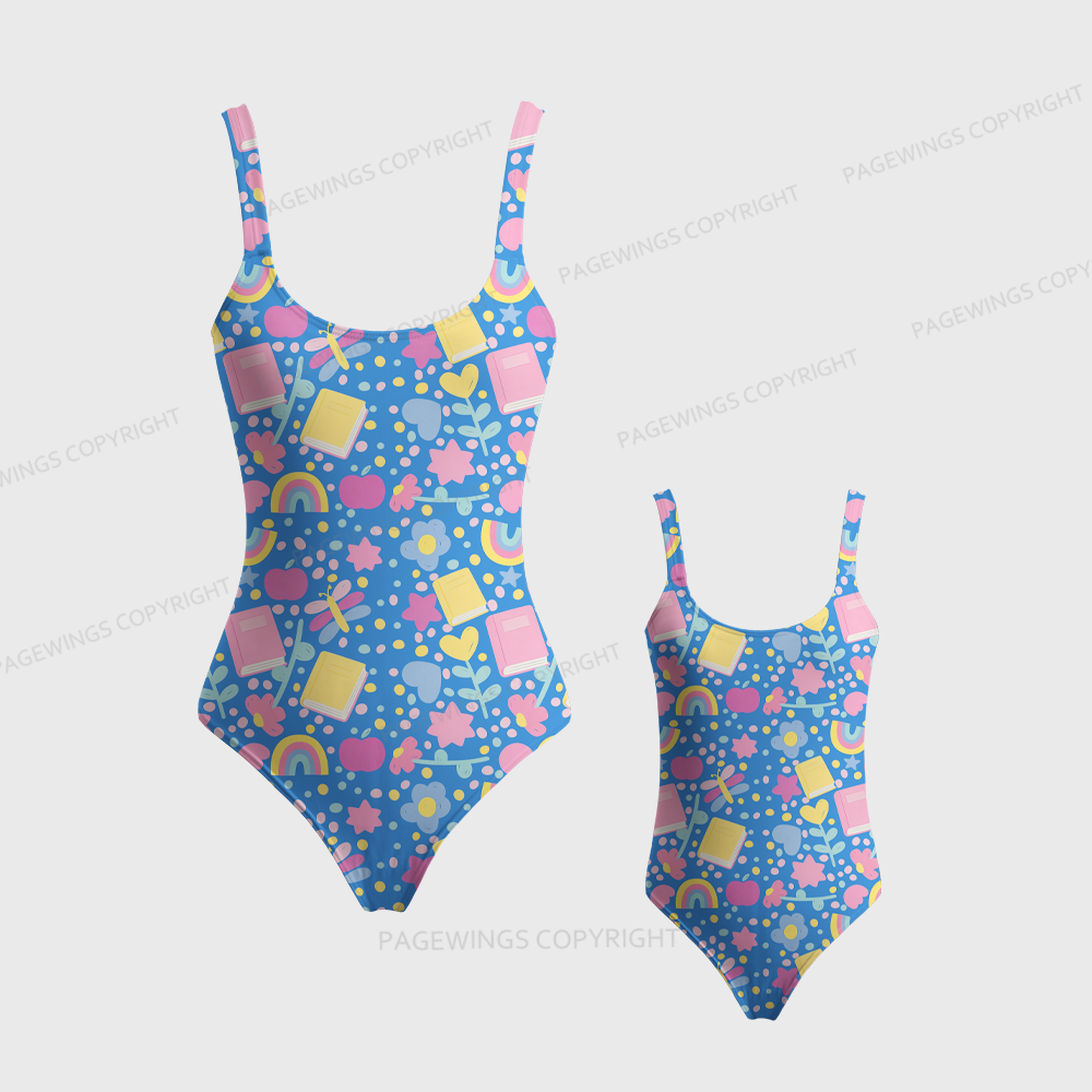 Pagewings Bookish Summer One-Piece Swimsuit 