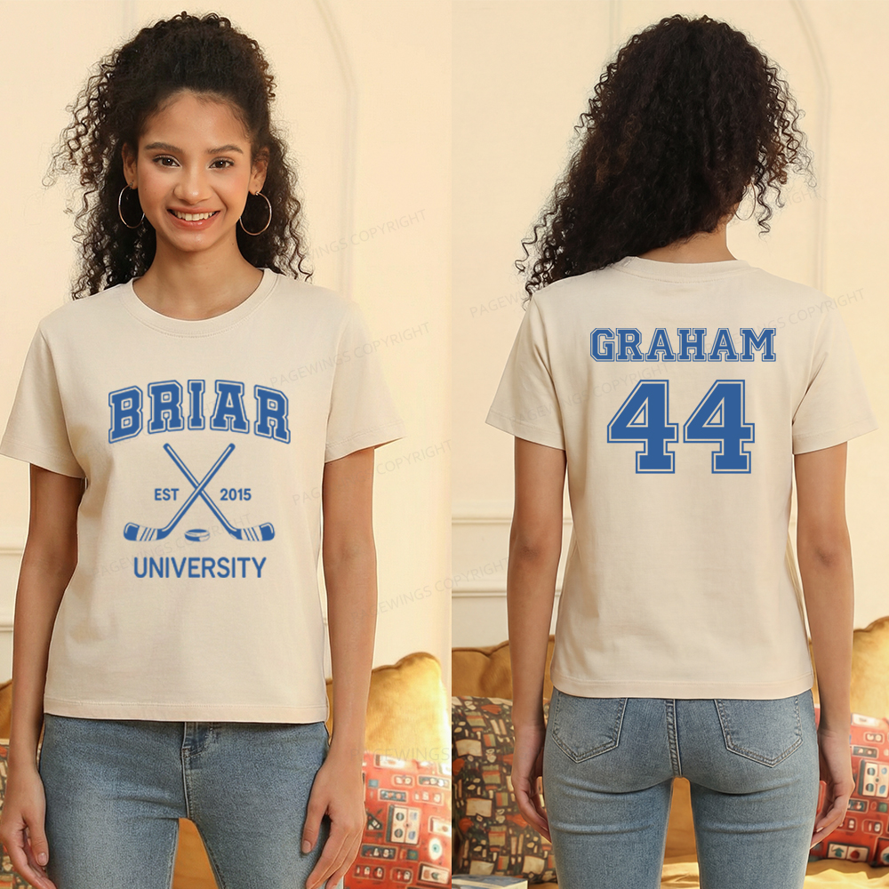 Pagewings Hockey Romance Women's Washed T-shirt