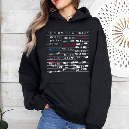 Pagewing Return To Library Unisex Classic Hoodie