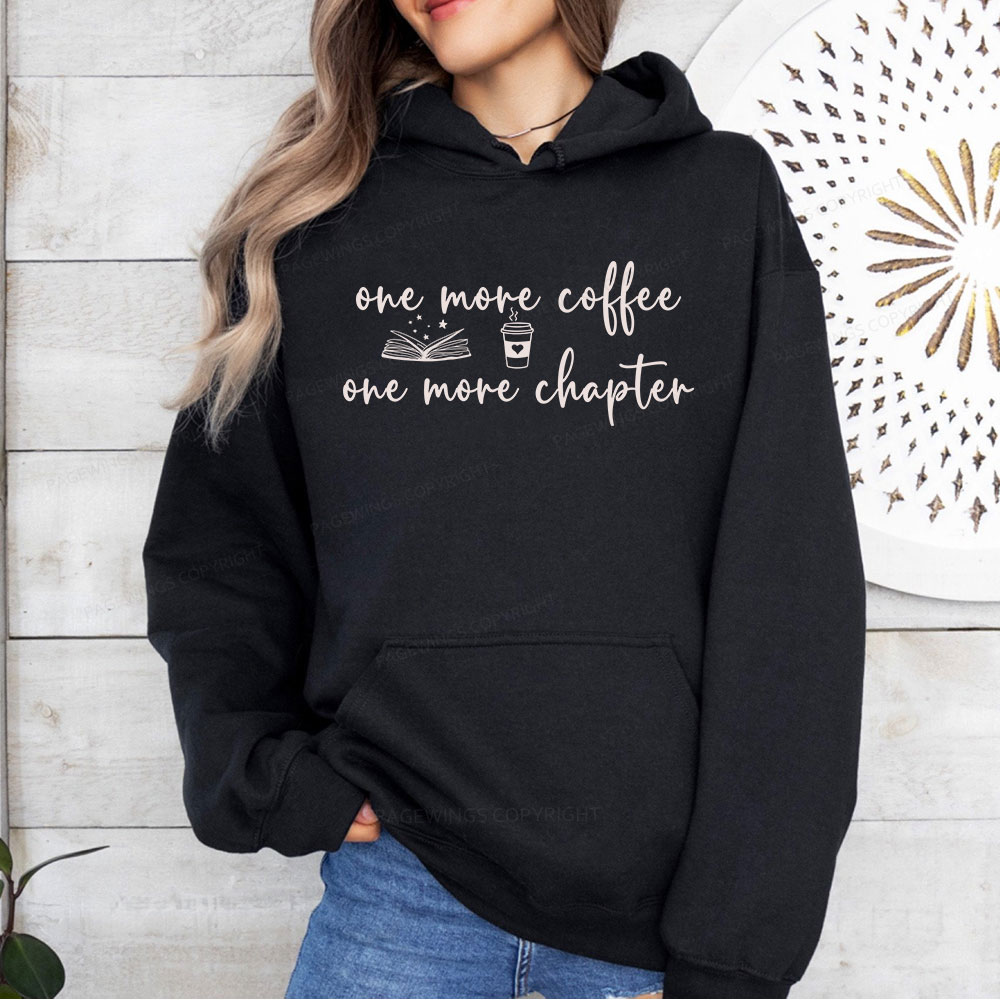Pagewing Just One More Coffee and Books Unisex Classic Hoodie