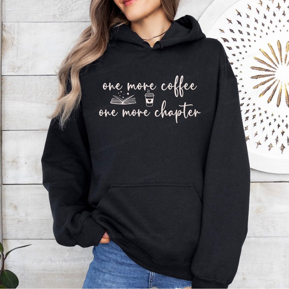 Pagewing Just One More Coffee and Books Unisex Classic Hoodie
