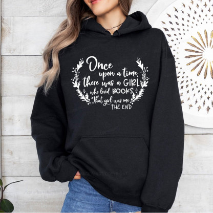 Pagewings There Was A Girl Who Loved Books Unisex Classic Hoodie